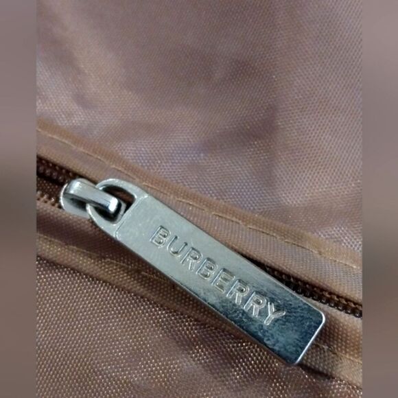 Burberry London England Brown Nylon Garment Bag Travel Holiday - Picture 9 of 10